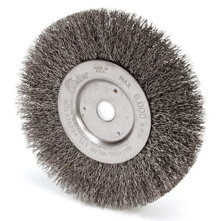 Crimped Wire Wheel Wire Brush, Arbor MPN:93120