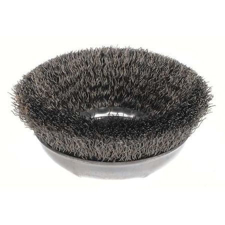 Crimped Wire Cup Wire Brush, 6