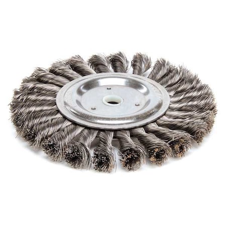 Twist Wire Wheel Wire Brush, Arbor, 6