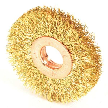 Crimped Wire Wheel Wire Brush, Arbor, 2