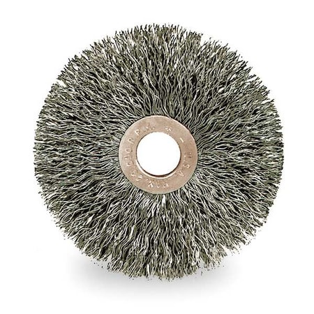 Crimped Wire Wheel Wire Brush, Arbor, PK50 MPN:93860