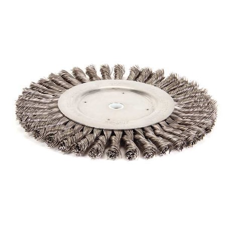 Twist Wire Wheel Wire Brush, Arbor, 8