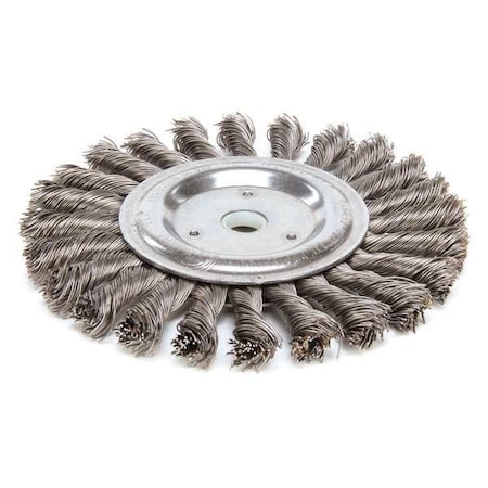 Twist Wire Wheel Wire Brush, Threaded Arbor MPN:94120