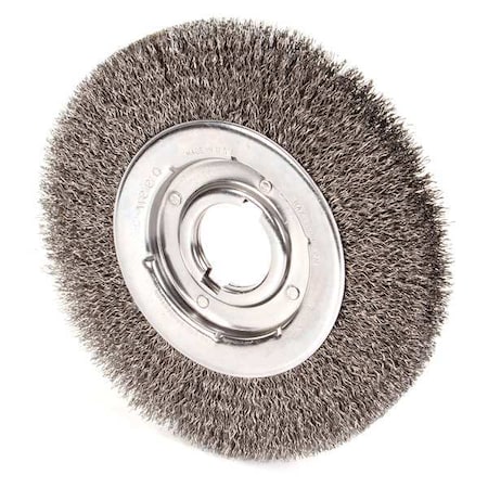 Wire Wheel Wire Brush, Arbor, 10