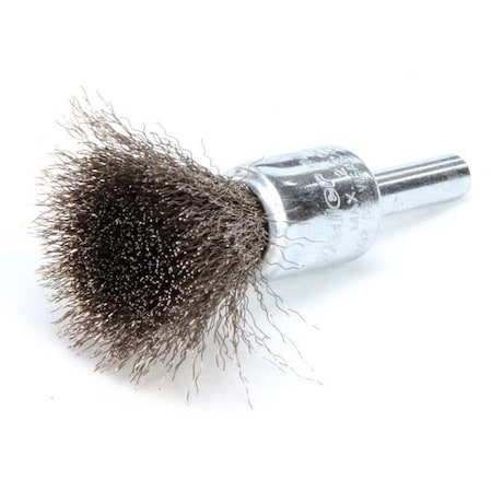 Crimped Wire End Wire Brush, Stainlesss Steel MPN:96102