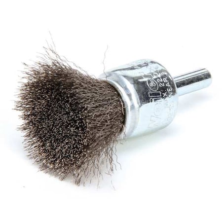 Crimped Wire End Wire Brush, Stainlesss Steel MPN:96106