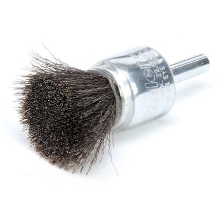 Crimped Wire End Wire Brush, Coated Steel MPN:96112
