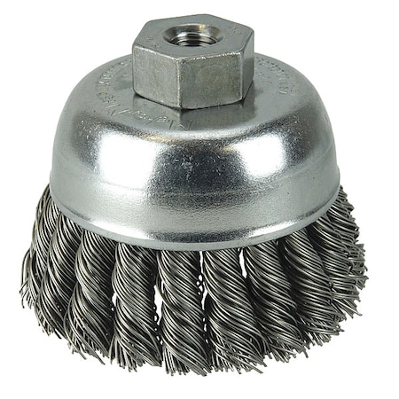Crimped Wire Cup Wire Brush, 2-3/4