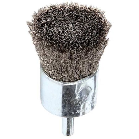 Crimped Wire End Wire Brush, Stainlesss Steel MPN:96307