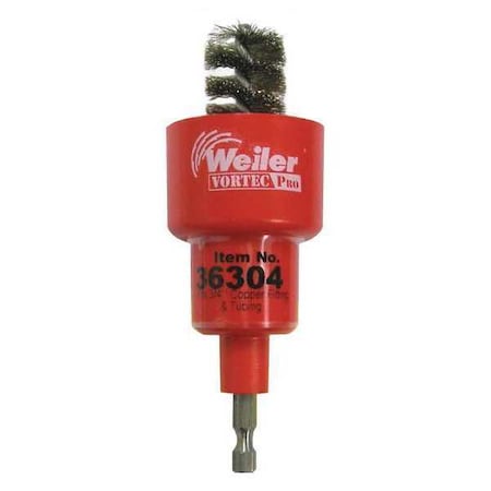 Spiral Wire Brush Tool, Stainlesss Steel, 1