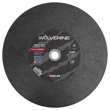 14 X 1/8 Wolv TY1 C-O Whl A30R 1 Ah MPN:56230