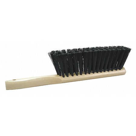 2-1/2 in W Counter Duster, 3 in L Handle, 8 in L Brush, Black, Plastic, 11 in L Overall MPN:25252