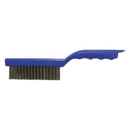 Hand Wire Scratch Brush .012 SS Fill 4x16 Rows Plastic Block MPN:44299