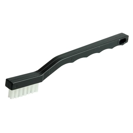 Wire Scratch Brush, .012 White Nylon Fill, Plastic Block, 3 x 7 Rows MPN:44609