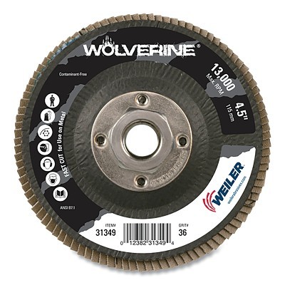 4-1/2 Wolv Angled 36Z 5/8-11 Unc Nut MPN:31349