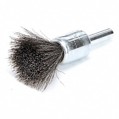 Crimped Wire End Brush Steel 1/2 In. MPN:96099