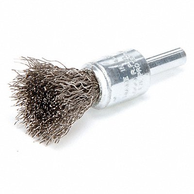 Crimped Wire End Brush Stainless Steel MPN:96103
