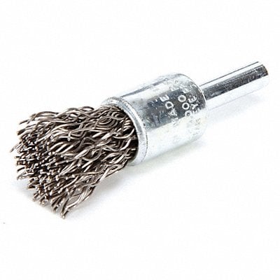 Crimped Wire End Brush Stainless Steel MPN:96105