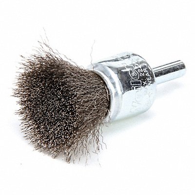 Crimped Wire End Brush Stainless Steel MPN:96106