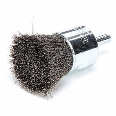 Crimped Wire End Brush Steel 1 In. MPN:96107