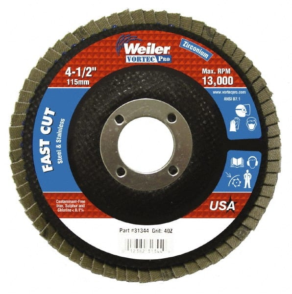 Flap Disc:  4-1/2