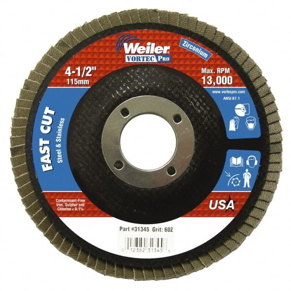 Flap Disc:  4-1/2