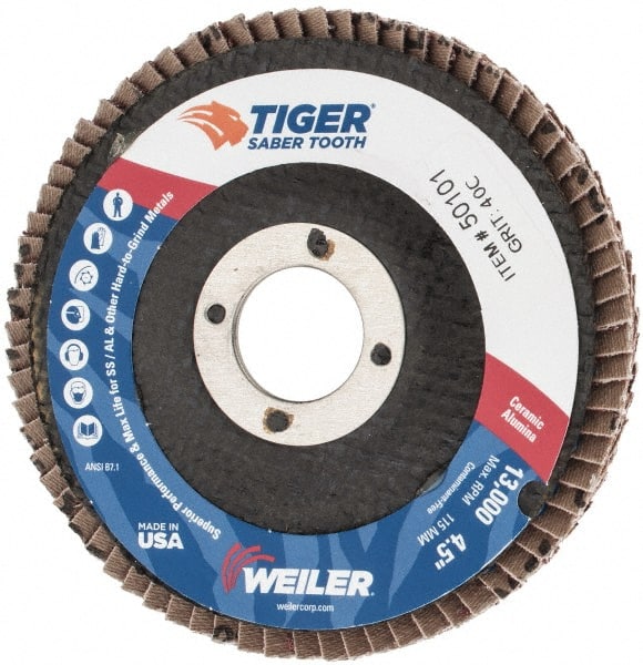 Flap Disc:  4-1/2