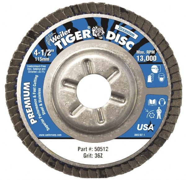 Flap Disc:  4-1/2