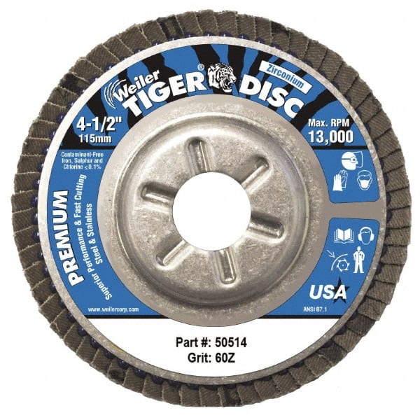 Flap Disc:  4-1/2
