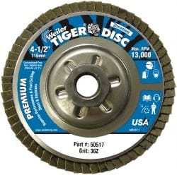 Flap Disc:  4-1/2