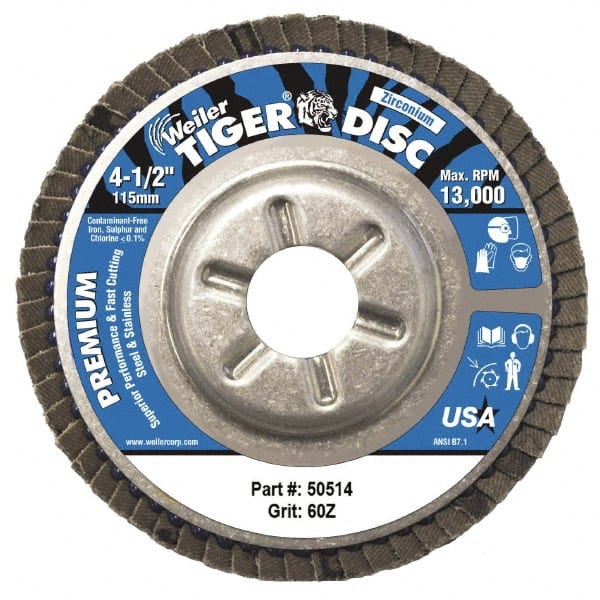 Flap Disc:  4-1/2