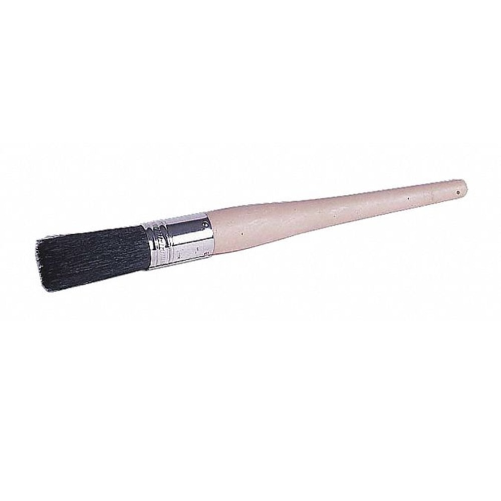 Weiler Oval Sash #4 Oil Base Paint Brushes, 2in Trim, Tan, Set Of 12 Brushes MPN:40019