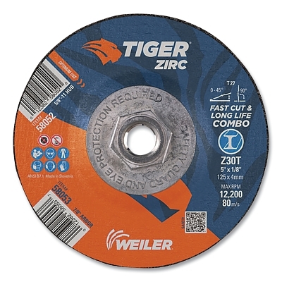 7 X 1/8 Tiger Zirc TY27COMB Whl 5/8-11 Ah MPN:58055