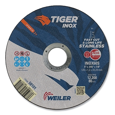 5 X 045 Tiger Inox TY1C-O Whl 7/8 Ah MPN:58101