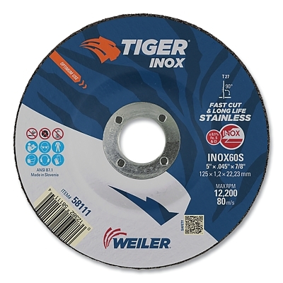 5 X 045 Tiger Inox TY27C-O Whl 7/8 Ah MPN:58111
