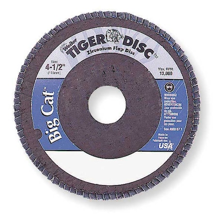 Arbor Mount Flap Disc, 4-1/2in, 60, Med. MPN:96175