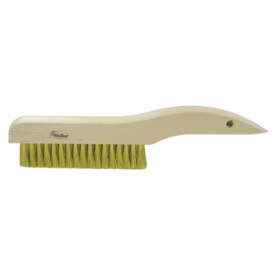 Plater Brush Brass FILL3X19 Rows Curved Handle MPN:44118