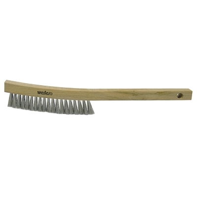 Plater Brush Ss Fill 3X19 Rows Curved Handle MPN:44660