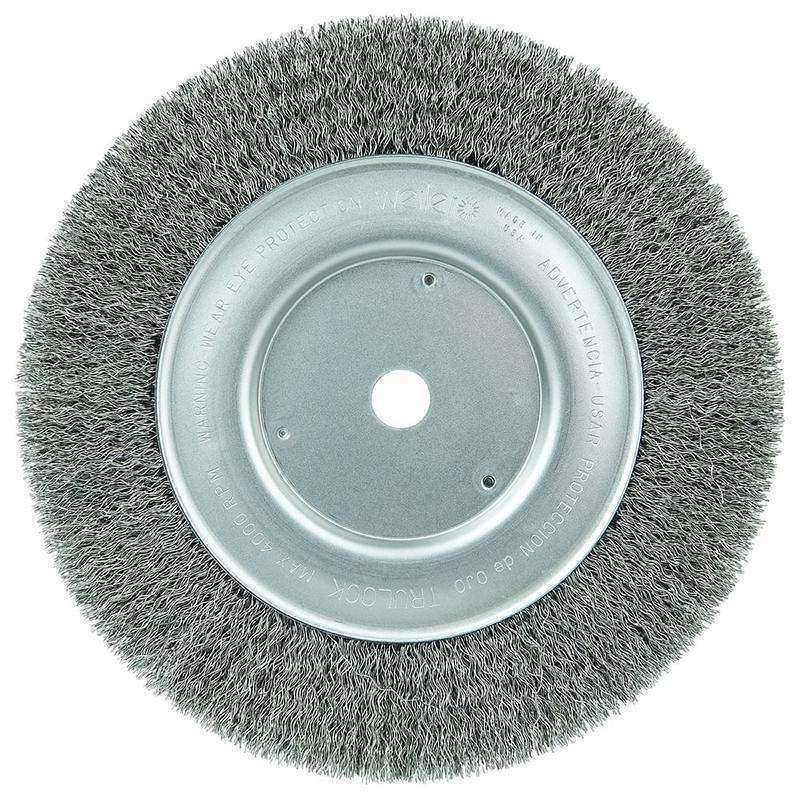 Wheel Brushes, Mount Type: Arbor Hole , Wire Type: Crimped , Outside Diameter (Inch): 8 , Face Width (Inch): 7/8 , Arbor Hole Size: 5/8 in MPN:01514 Wheel Brushes, Mount Type: Arbor Hole , Wire Type: Crimped , Outside Diameter (Inch): 8 , Face Width (Inch): 7/8 , Arbor Hole Size: 5/8 in MPN:01514