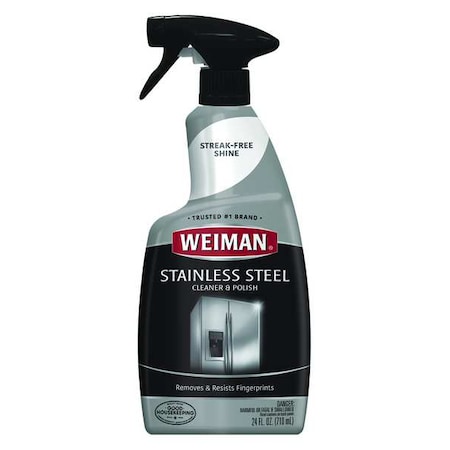 Stainless Steel Cleaner and Polish, Trigger Spray Bottle, 22 oz, Ready to Use MPN:108A