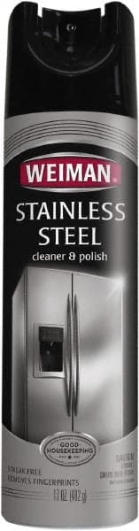Stainless Steel Cleaner & Polish: Aerosol, 17 fl oz Can, Unscented MPN:WMN49CT