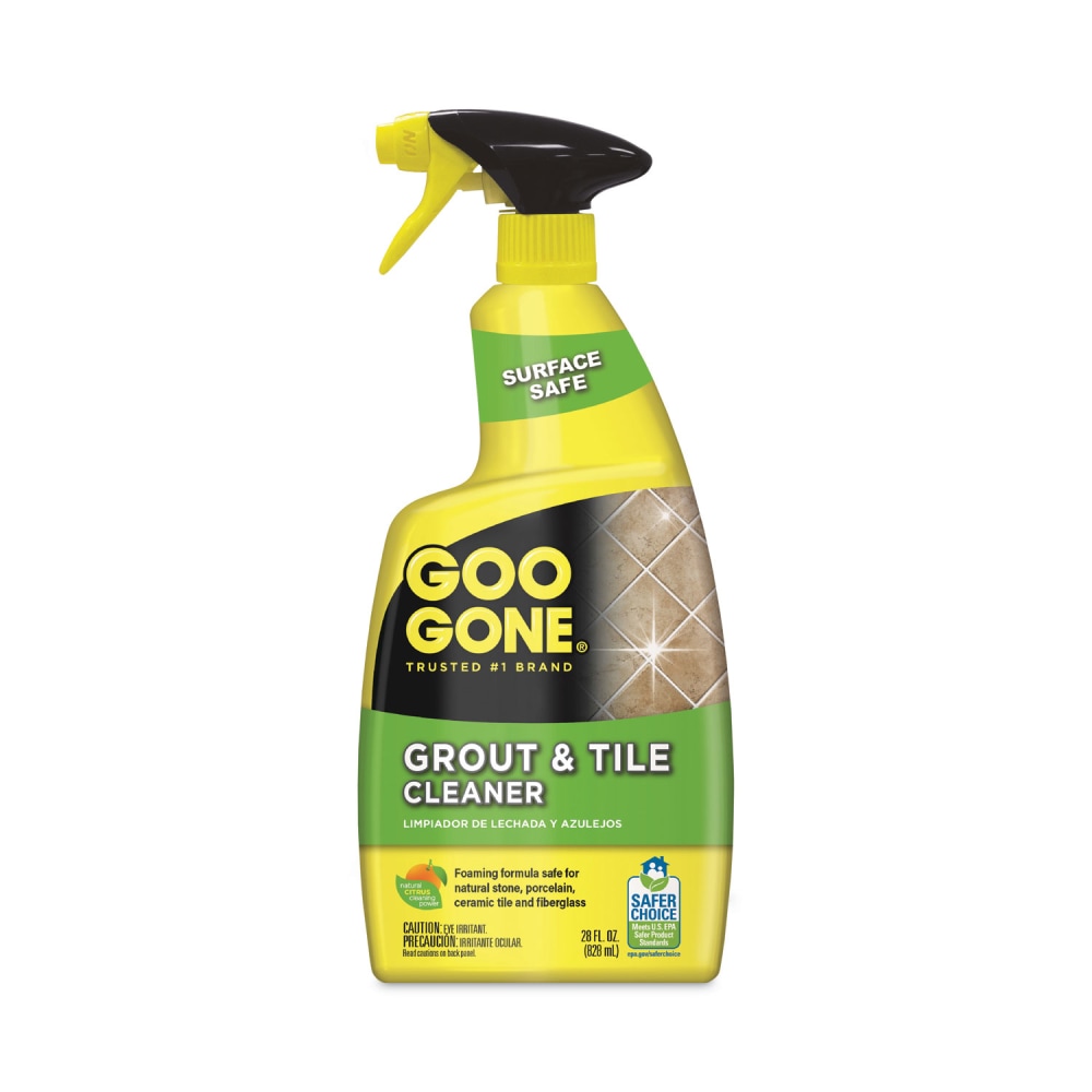 Goo Gone Grout and Tile Cleaner, Citrus Scent, 28 oz Trigger Spray Bottle, 6/CT MPN:2054A