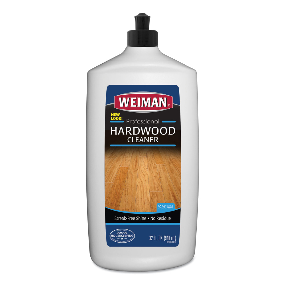 WEIMAN Hardwood Floor Cleaner, 32 oz Squeeze Bottle, Box Of 6 MPN:522