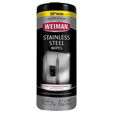 Cleaner, Wipes, For Use On SS, PK30 MPN:92