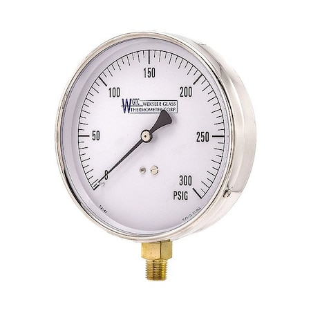 Pressure Gauge, 1/4 in NPT, Bottom Location MPN:EA14FDOM