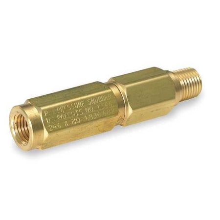 Snubber, Pressure, Piston, 1/2 In, Brass MPN:RS6