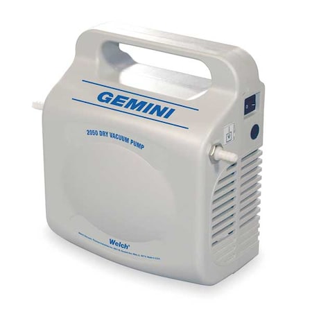 Vacuum Pump, 1/200 hp, 0.5 cfm, 22.4 in Hg MPN:2050B-01