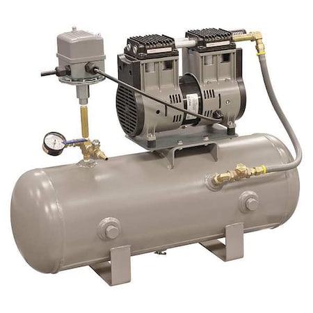 Tank Vacuum System, 0.5 hp, 1 Phase, 115V MPN:8150B-30