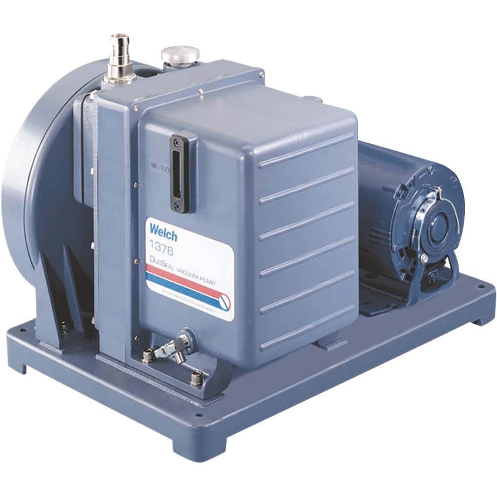 Rotary Vane Vacuum Pump: 1 hp, Three Phase MPN:1376M-01