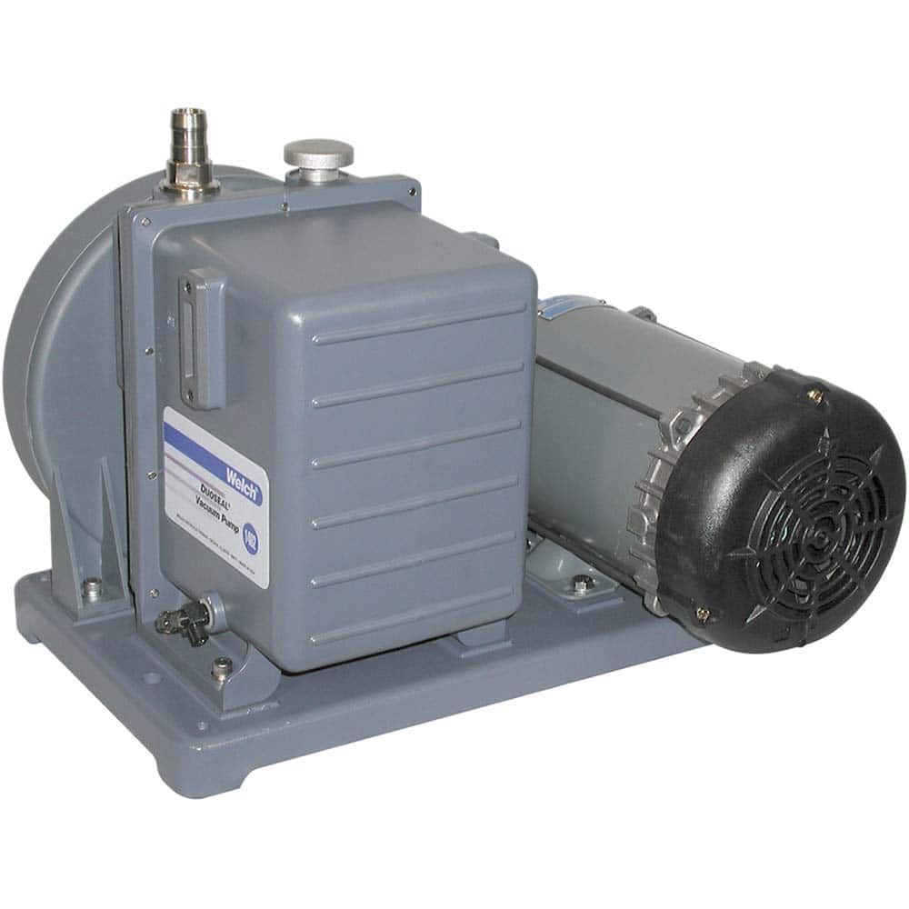 Rotary Vane Vacuum Pump: 1/2 hp, Single Phase MPN:1402W-01